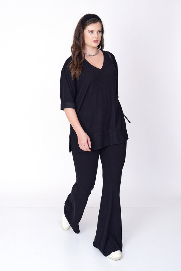 RIBBED T-SHIRT AND LEGGINGS CO-ORD SET