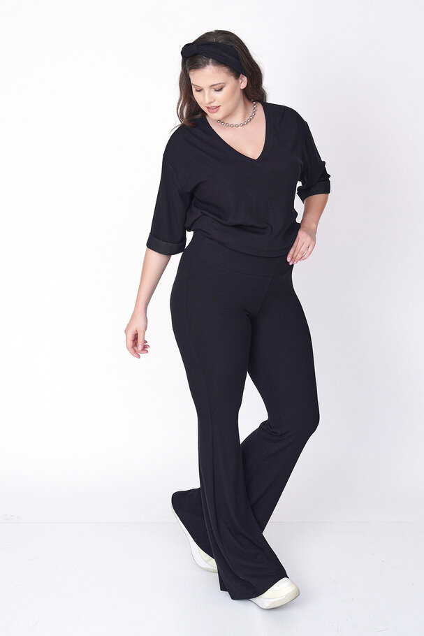 RIBBED T-SHIRT AND LEGGINGS CO-ORD SET