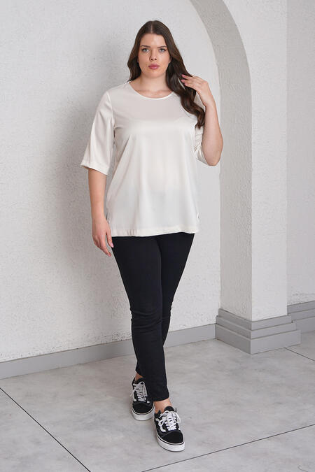 Büyük Moda - SATEN BLUZ (1)