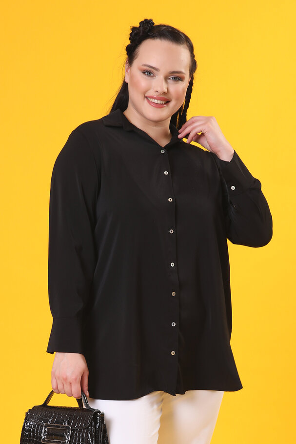SATEN YÜZEYLİ GÖMLEK
