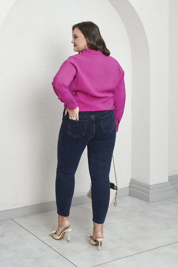 SERPME TAŞ BASKILI SKINNY JEAN