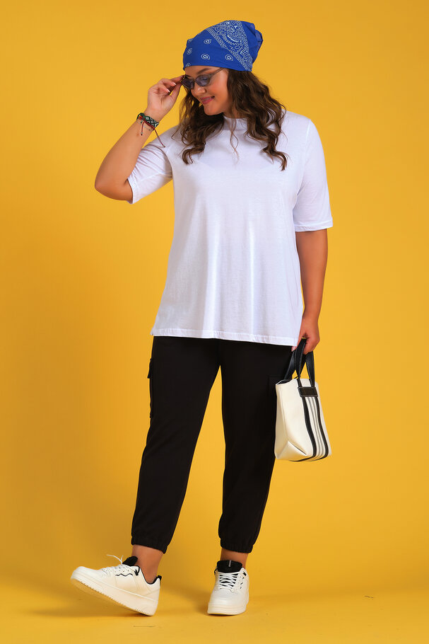 SIFIR YAKA BASİC T-SHIRT