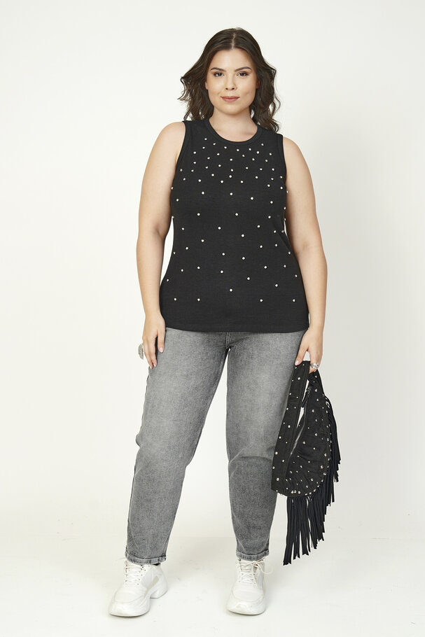 SLEEVELESS EMBELLISHED BODY