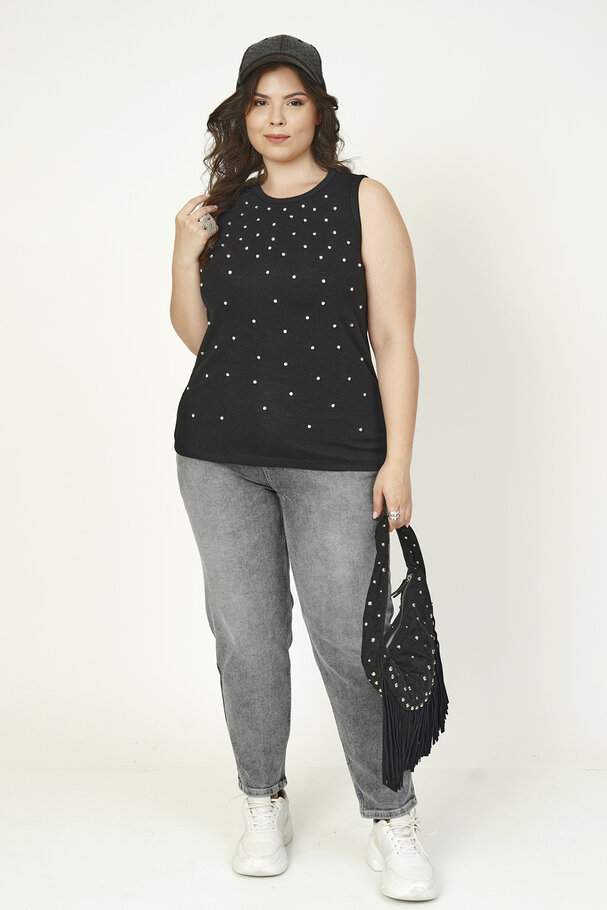 SLEEVELESS EMBELLISHED BODY