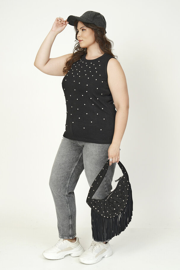 SLEEVELESS EMBELLISHED BODY