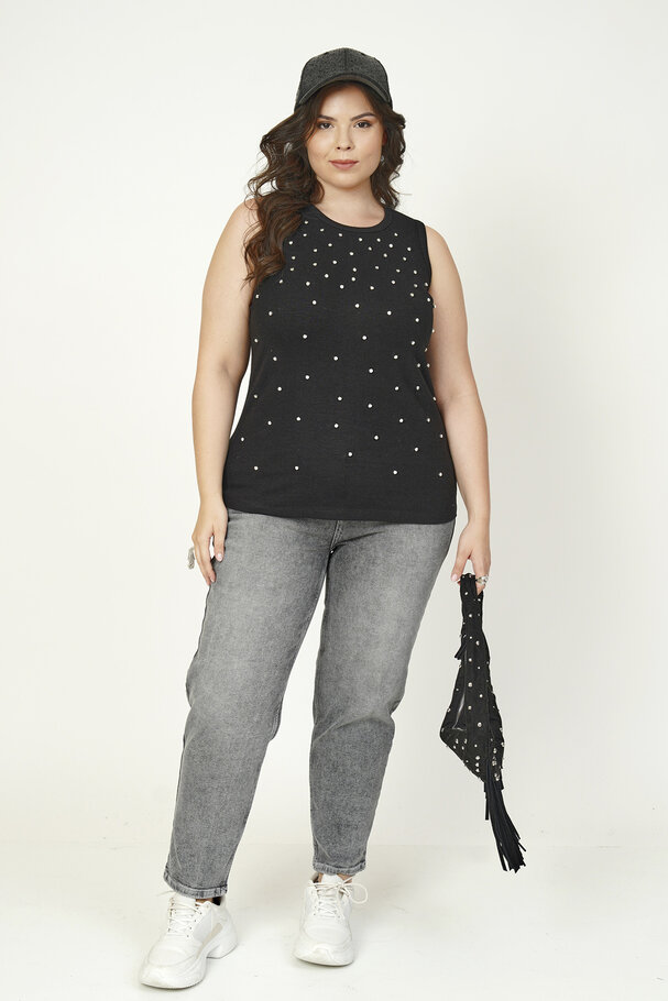 SLEEVELESS EMBELLISHED BODY