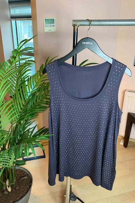 Büyük Moda - T-SHIRT WITH RHINESTONES (1) Büyük Moda - T-SHIRT WITH RHINESTONES (1)