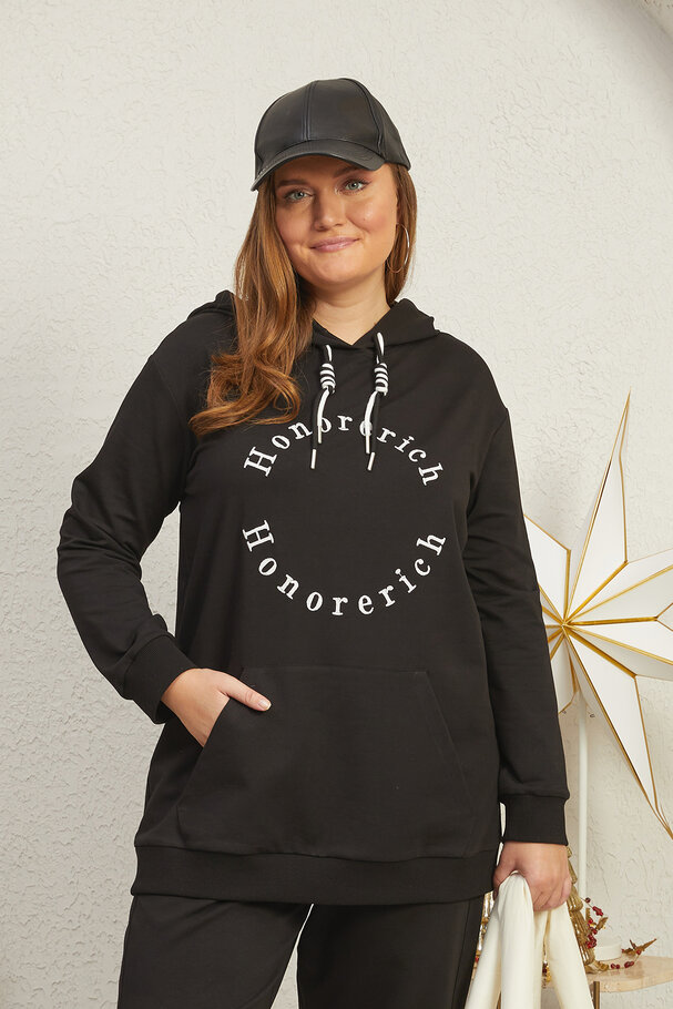 SLOGAN HOODIE AND TROUSERS SET