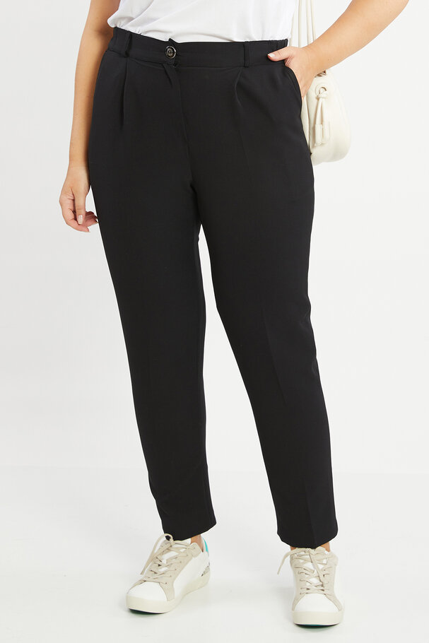 STRAIGHT-LEG MASCULINE TROUSERS