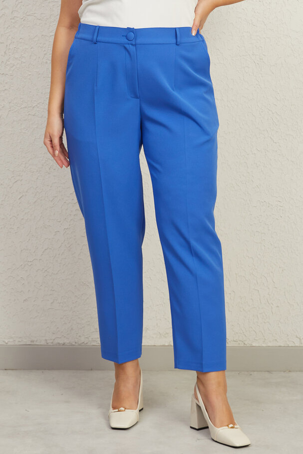 STRAIGHT-LEG TROUSERS