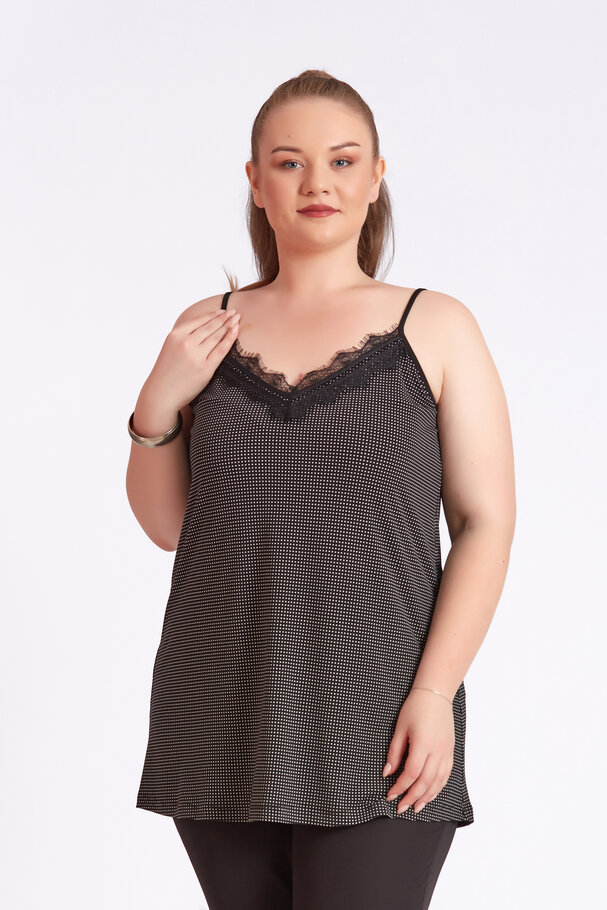 STRAPPY POLKA DOT TOP