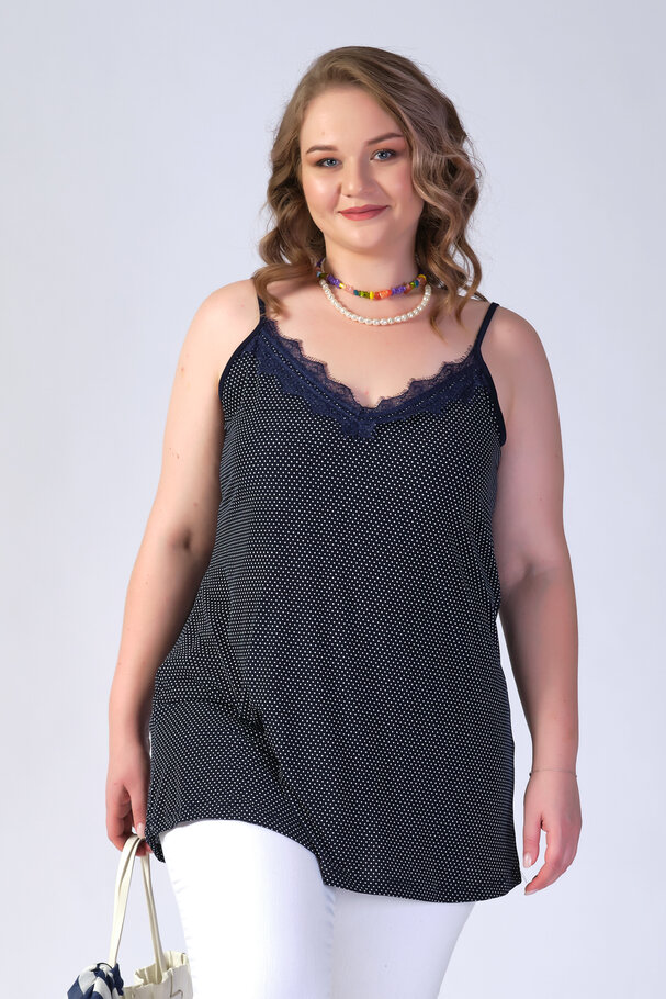 STRAPPY POLKA DOT TOP