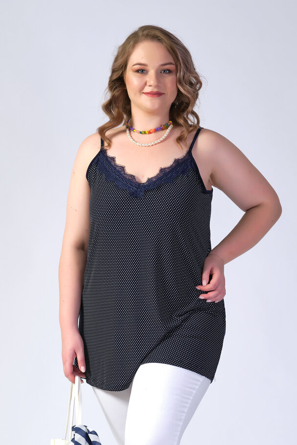 STRAPPY POLKA DOT TOP