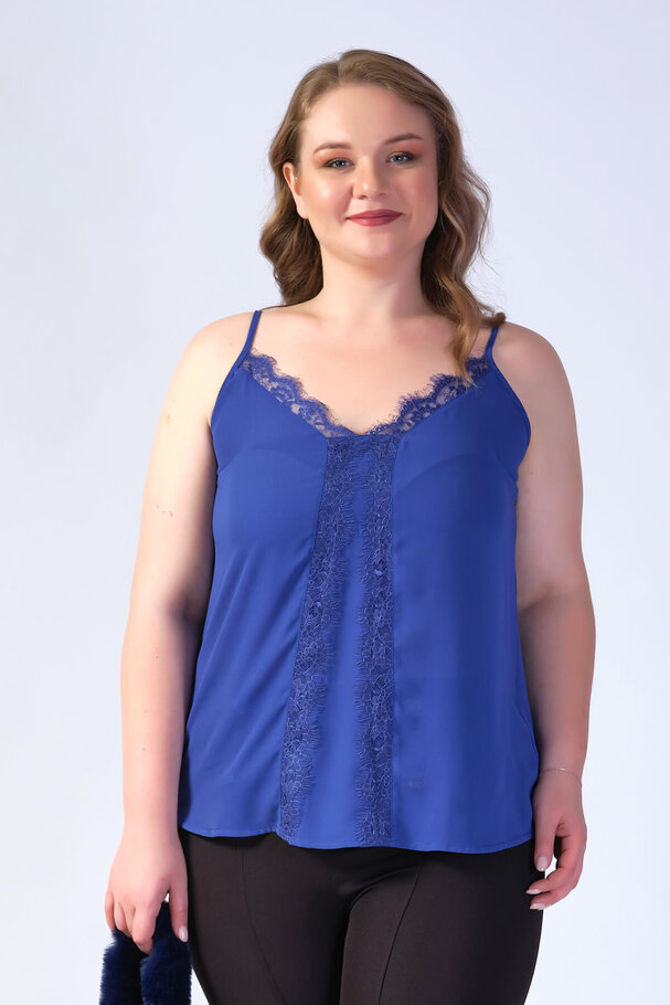 STRAPPY TOP WITH LACE