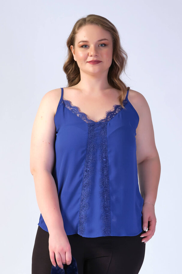 STRAPPY TOP WITH LACE