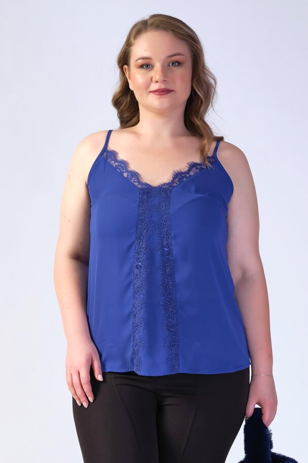 STRAPPY TOP WITH LACE