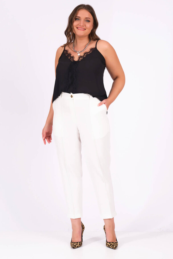STRAPPY TOP WITH LACE