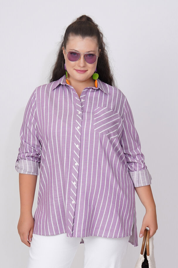STRIPED COTTON SHIRT