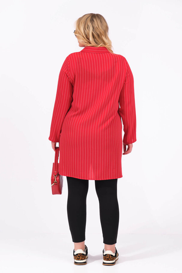 STRIPED SNAP BUTTON SHIRT