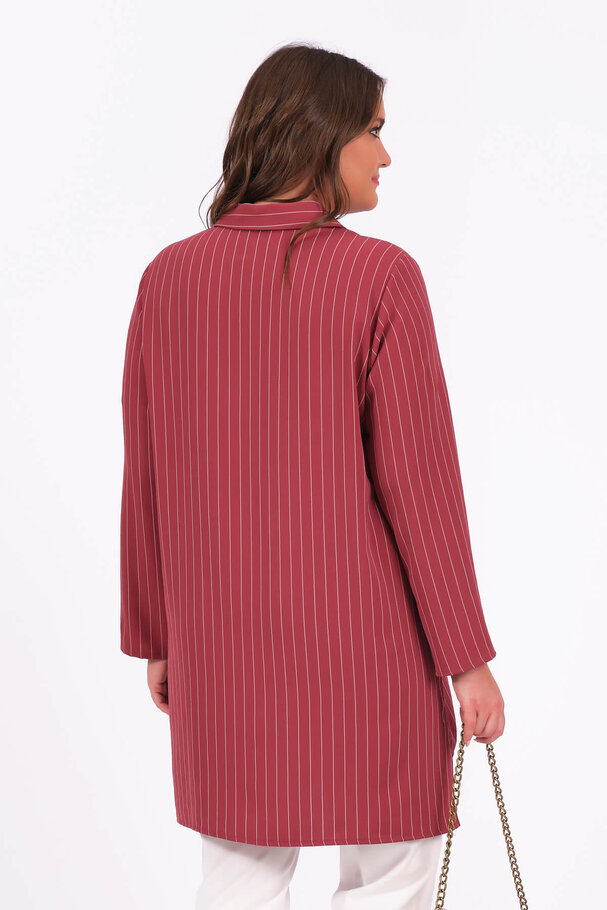 STRIPED SNAP BUTTON SHIRT