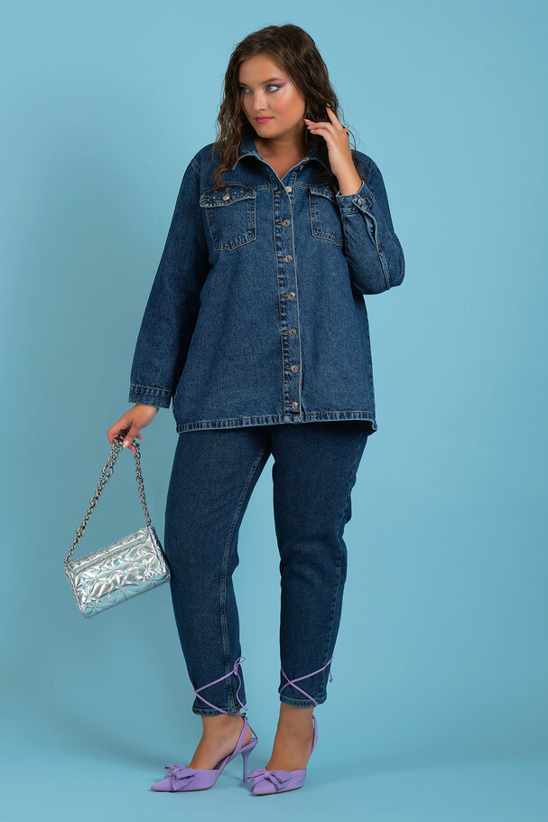 STUDDED DENIM JACKET