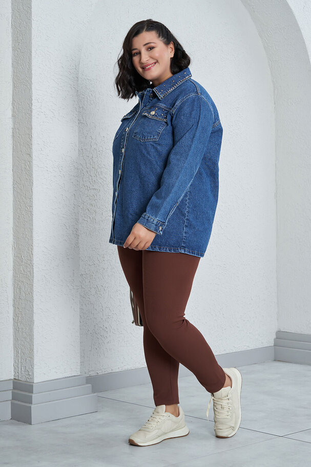 STUDDED DENIM JACKET