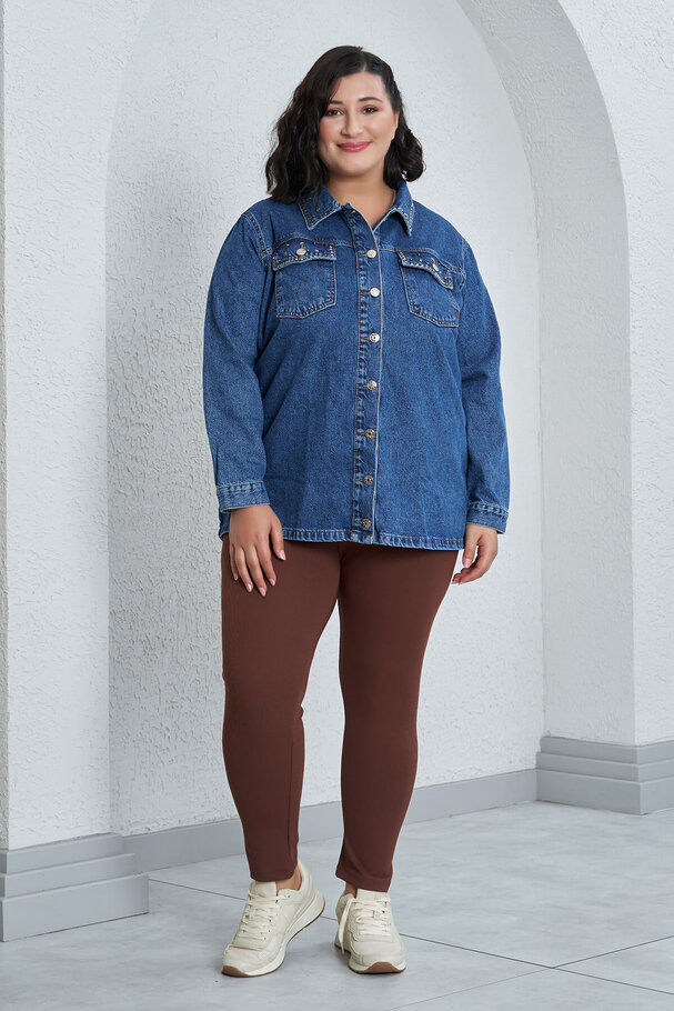 STUDDED DENIM JACKET