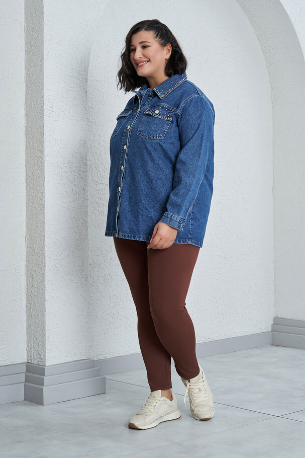 STUDDED DENIM JACKET