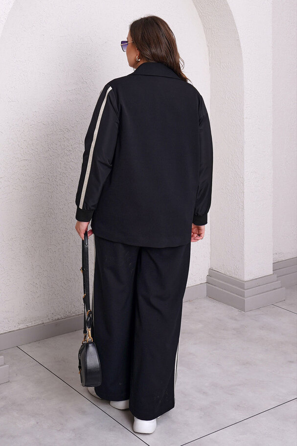 TECHNICAL JACKET WITH STRIPE DETAIL