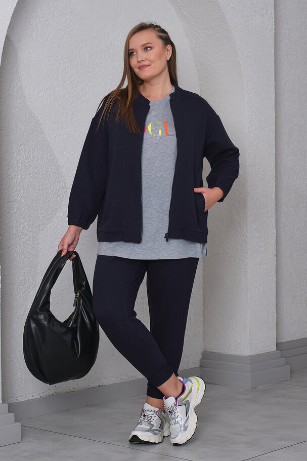 TEXTURED ZIP-UP SWEATSHIRT - LIMITED EDITION