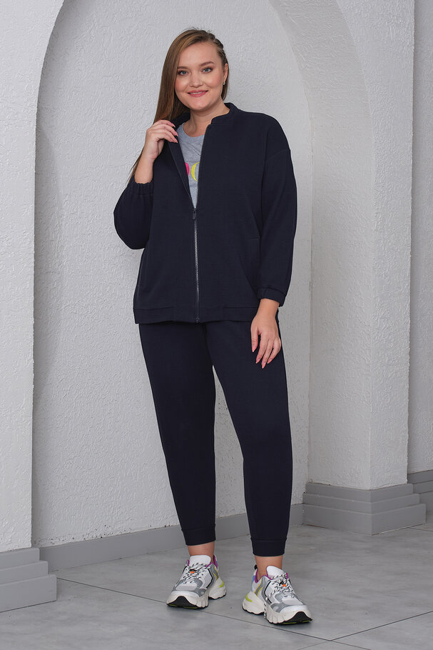 TEXTURED ZIP-UP SWEATSHIRT - LIMITED EDITION