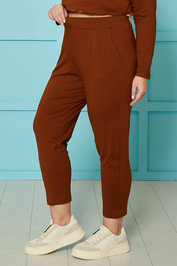 TOP-BOTTOM SET WITH POPLIN DETAIL