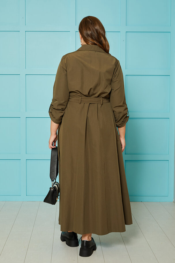 TRENCH DRESS WITH BELT