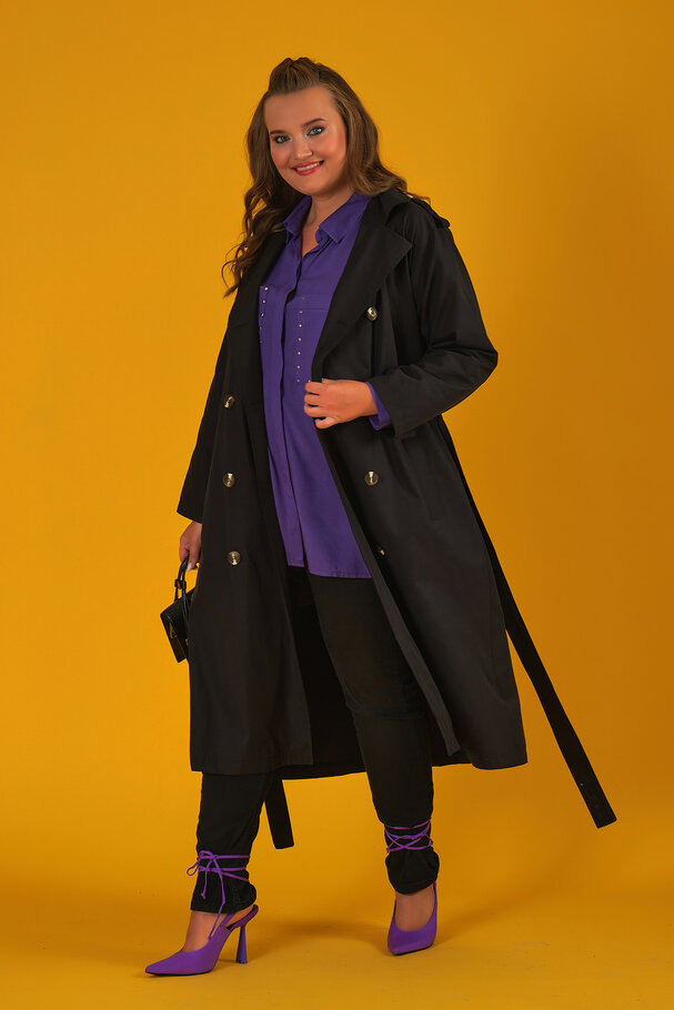 TRENCH COAT WITH BELT