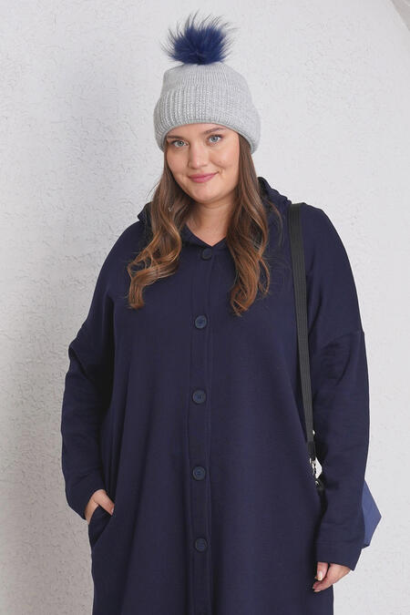 Büyük Moda - UZUN KAPÜŞONLU TRİKO HIRKA (1) Büyük Moda - UZUN KAPÜŞONLU TRİKO HIRKA (1)