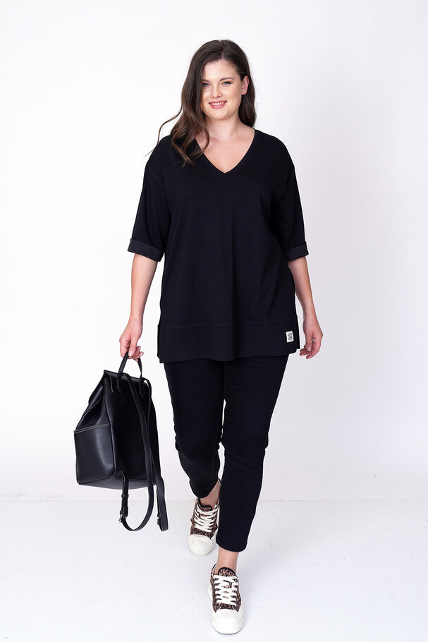 V-NECK BASIC MODAL T-SHIRT
