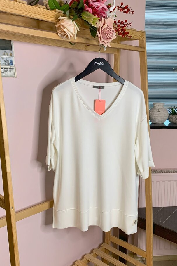 V-NECK BASIC MODAL T-SHIRT
