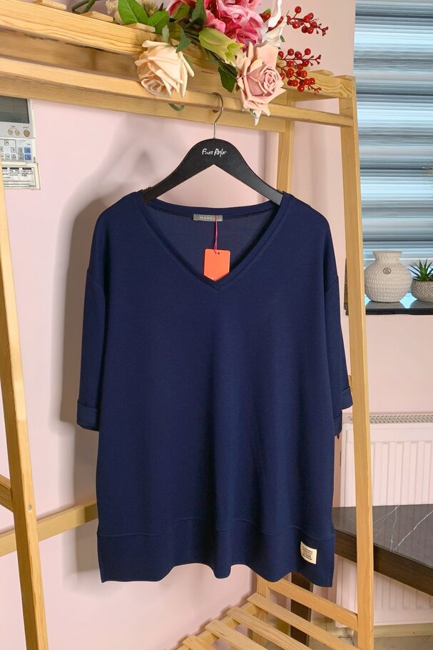 V-NECK BASIC MODAL T-SHIRT