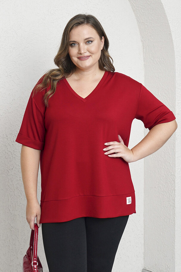 V-NECK BASIC MODAL T-SHIRT