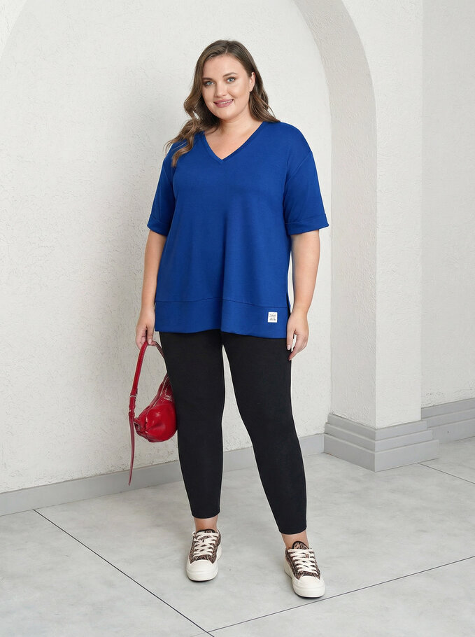 V-NECK BASIC MODAL T-SHIRT