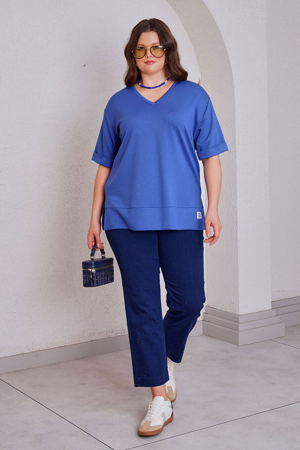 V-NECK BASIC MODAL T-SHIRT