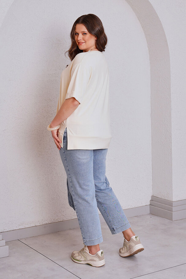 V-NECK BASIC MODAL T-SHIRT