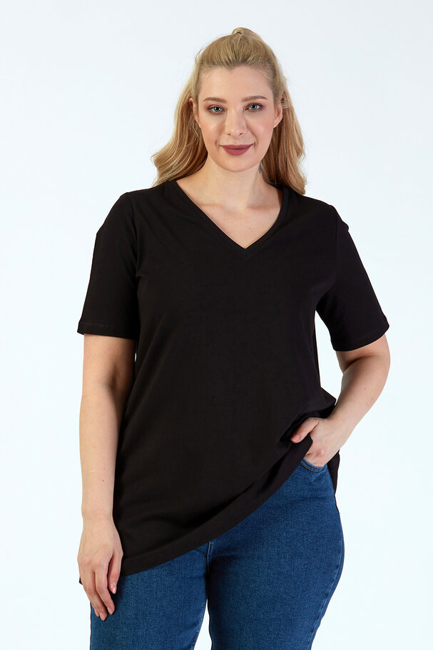 V-NECK BASIC T-SHIRT
