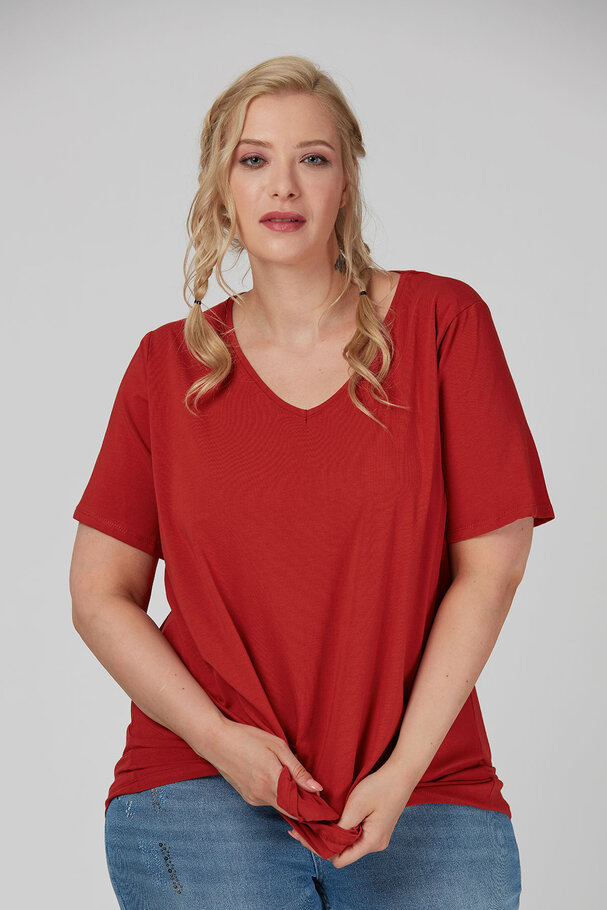 V-NECK BASIC T-SHIRT