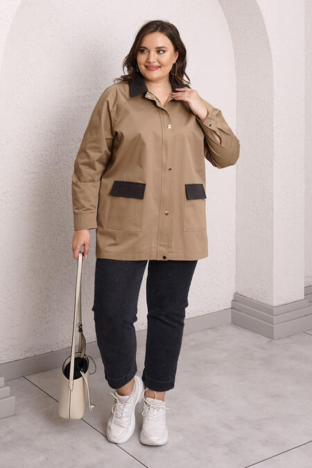  - VELVET DETAILED TRENCH COAT (1)