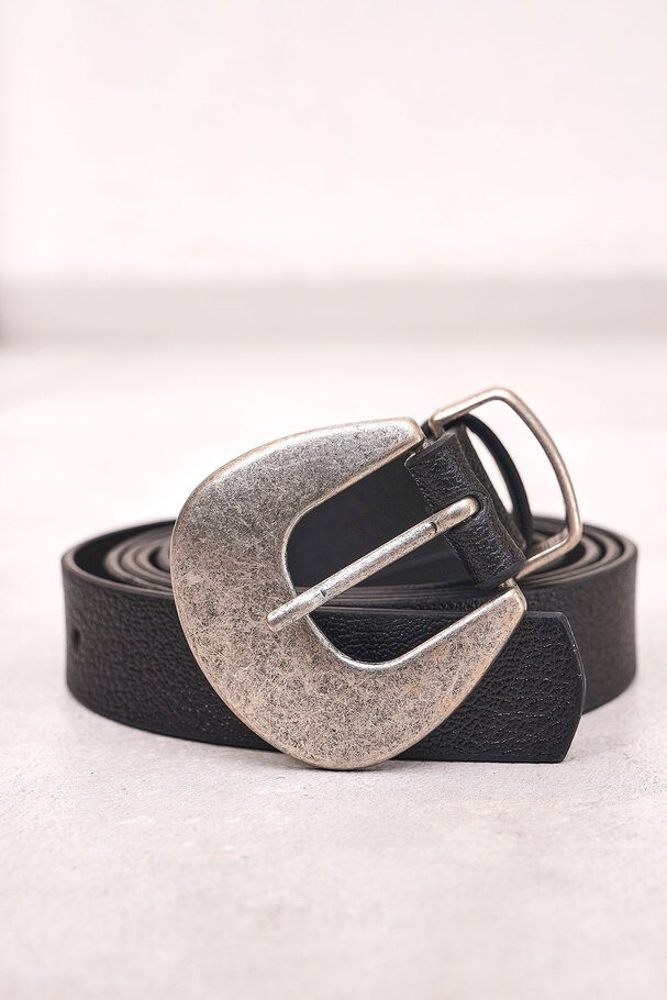 VINTAGE METAL TOKALI SUNİ DERİ KEMER