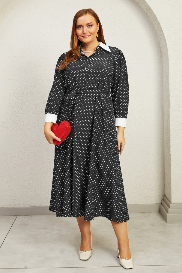 VINTAGE POLKA-DOT DRESS