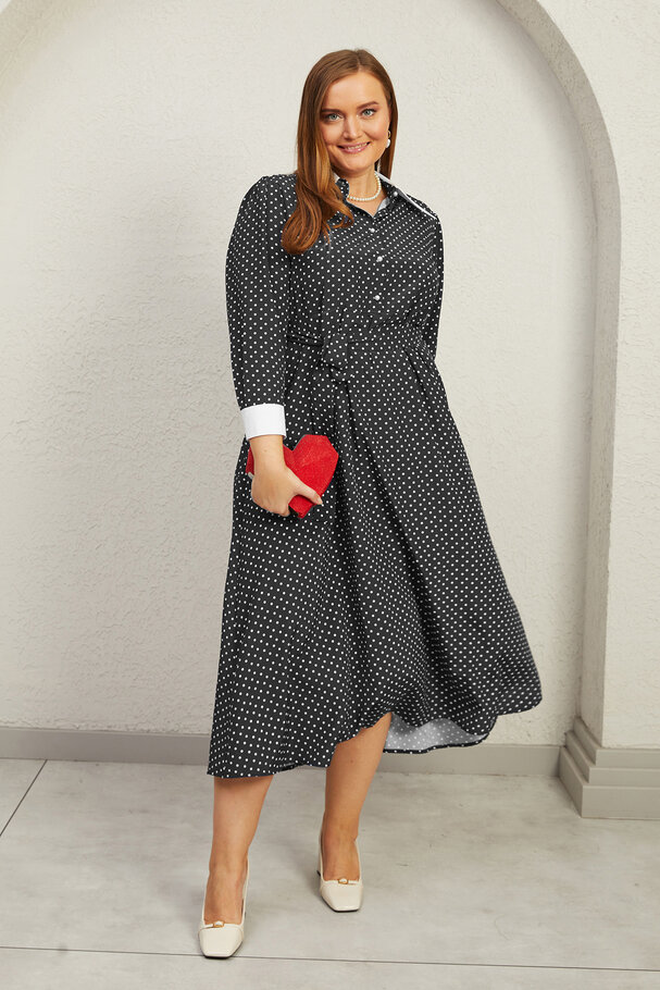 VINTAGE POLKA-DOT DRESS