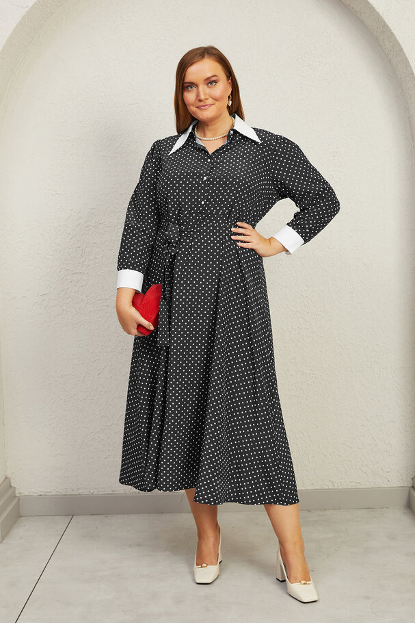 VINTAGE POLKA-DOT DRESS