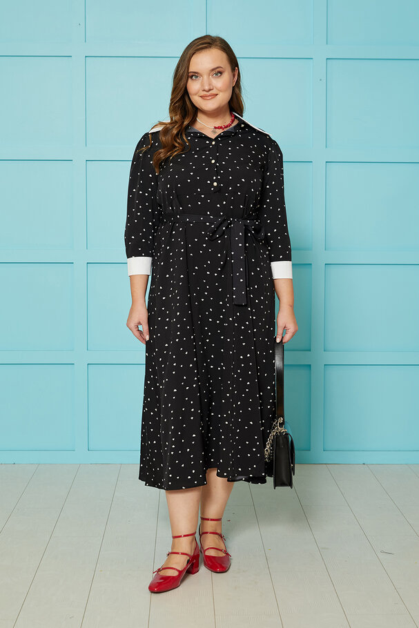 VINTAGE POLKA-DOT DRESS